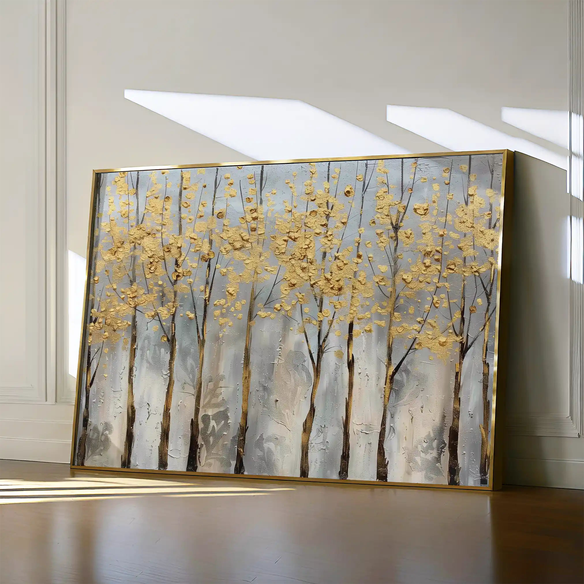 Floral 677 Canvas Art 60 x 40 cm / Black