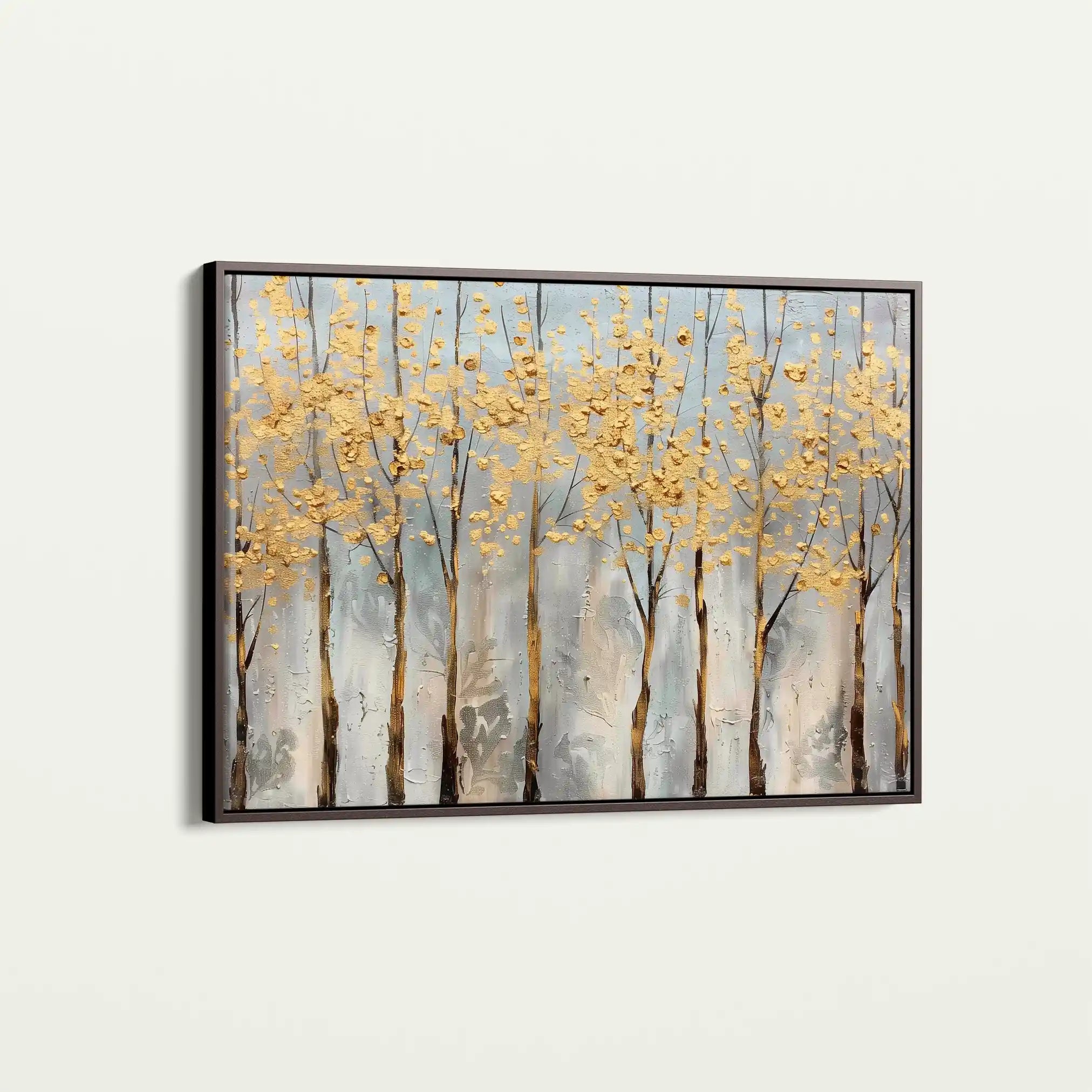 Floral 677 Canvas Art 60 x 40 cm / Black