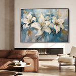 Floral 678 Canvas Art 18" x 24" / 45 x 60 cm / Black