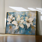 Floral 678 Canvas Art 60 x 40 cm / Black