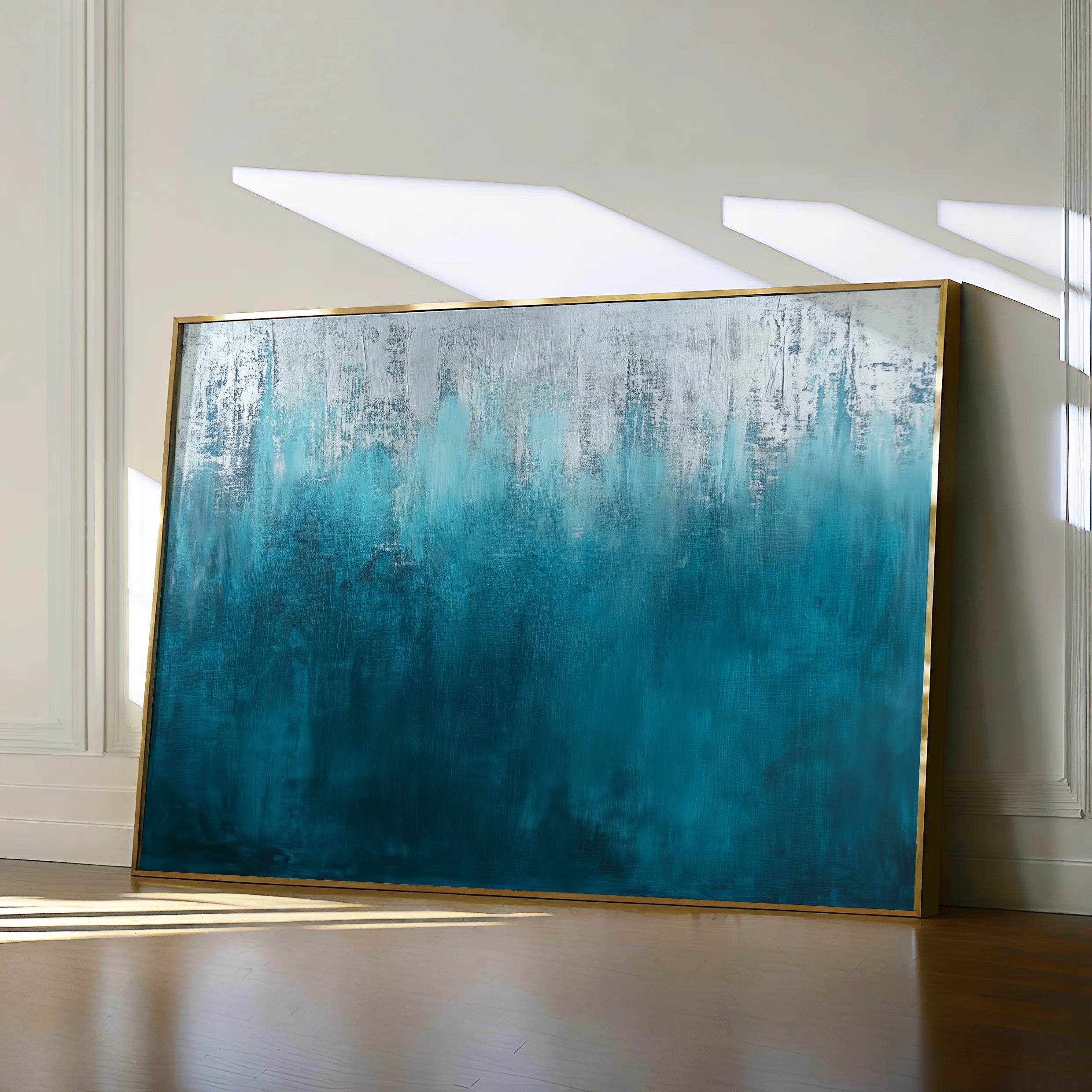 Abstract 679 Canvas Art 18" x 24" / 45 x 60 cm / Black