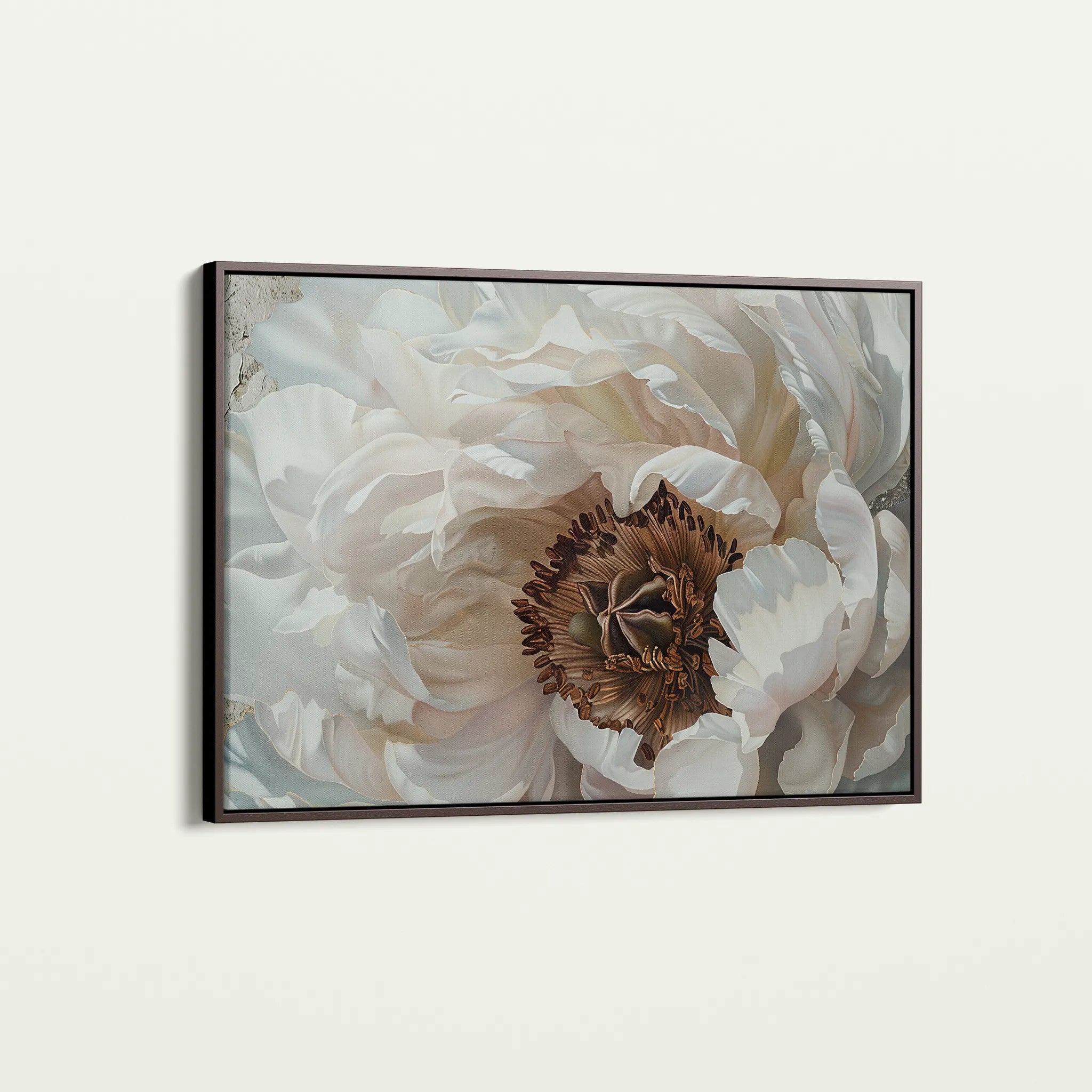 Floral 679 Canvas Art 18" x 24" / 45 x 60 cm / Black