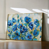 Floral 680 Canvas Art 18" x 24" / 45 x 60 cm / Black