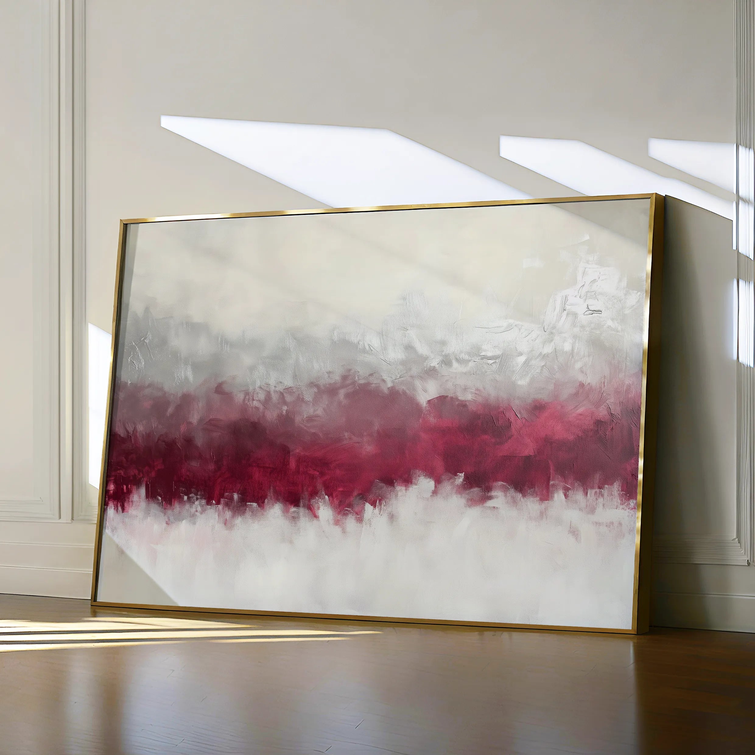 Abstract 681 Canvas Art 18" x 24" / 45 x 60 cm / Black
