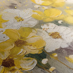 Floral 681 Canvas Art 18" x 24" / 45 x 60 cm / Black