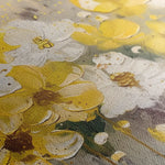 Floral 681 Canvas Art 60 x 40 cm / Black