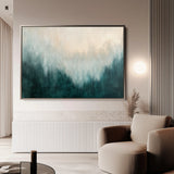 Abstract 682 Canvas Art 18" x 24" / 45 x 60 cm / Black