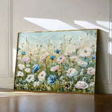 Floral 682 Canvas Art 18" x 24" / 45 x 60 cm / Black