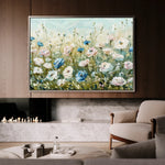 Floral 682 Canvas Art 18" x 24" / 45 x 60 cm / Black