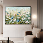 Floral 682 Canvas Art 18" x 24" / 45 x 60 cm / Black