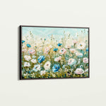 Floral 682 Canvas Art 18" x 24" / 45 x 60 cm / Black