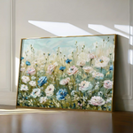 Floral 682 Canvas Art 60 x 40 cm / Black