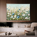 Floral 682 Canvas Art 60 x 40 cm / Black