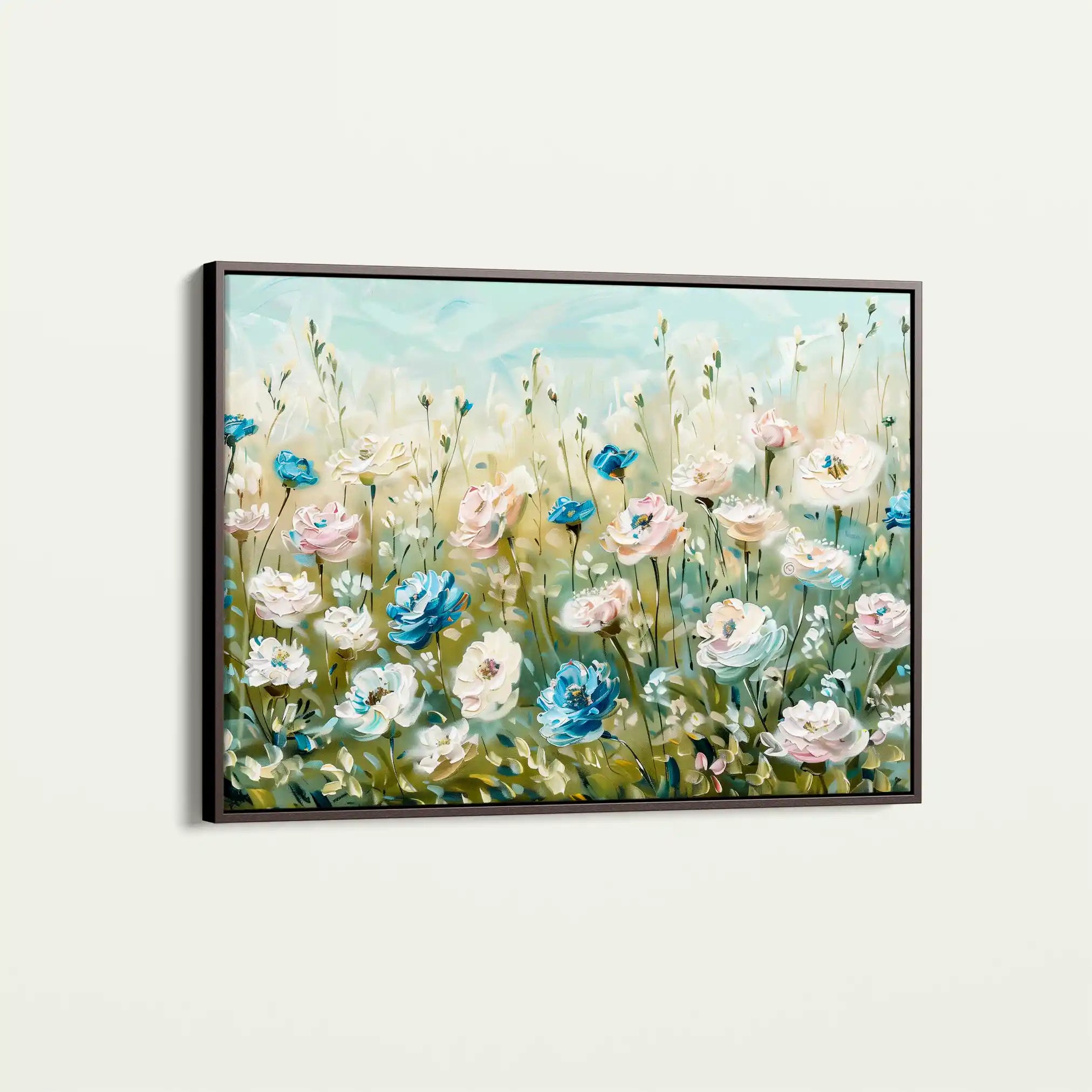 Floral 682 Canvas Art 60 x 40 cm / Black