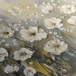 Floral 683 Canvas Art 18" x 24" / 45 x 60 cm / Black