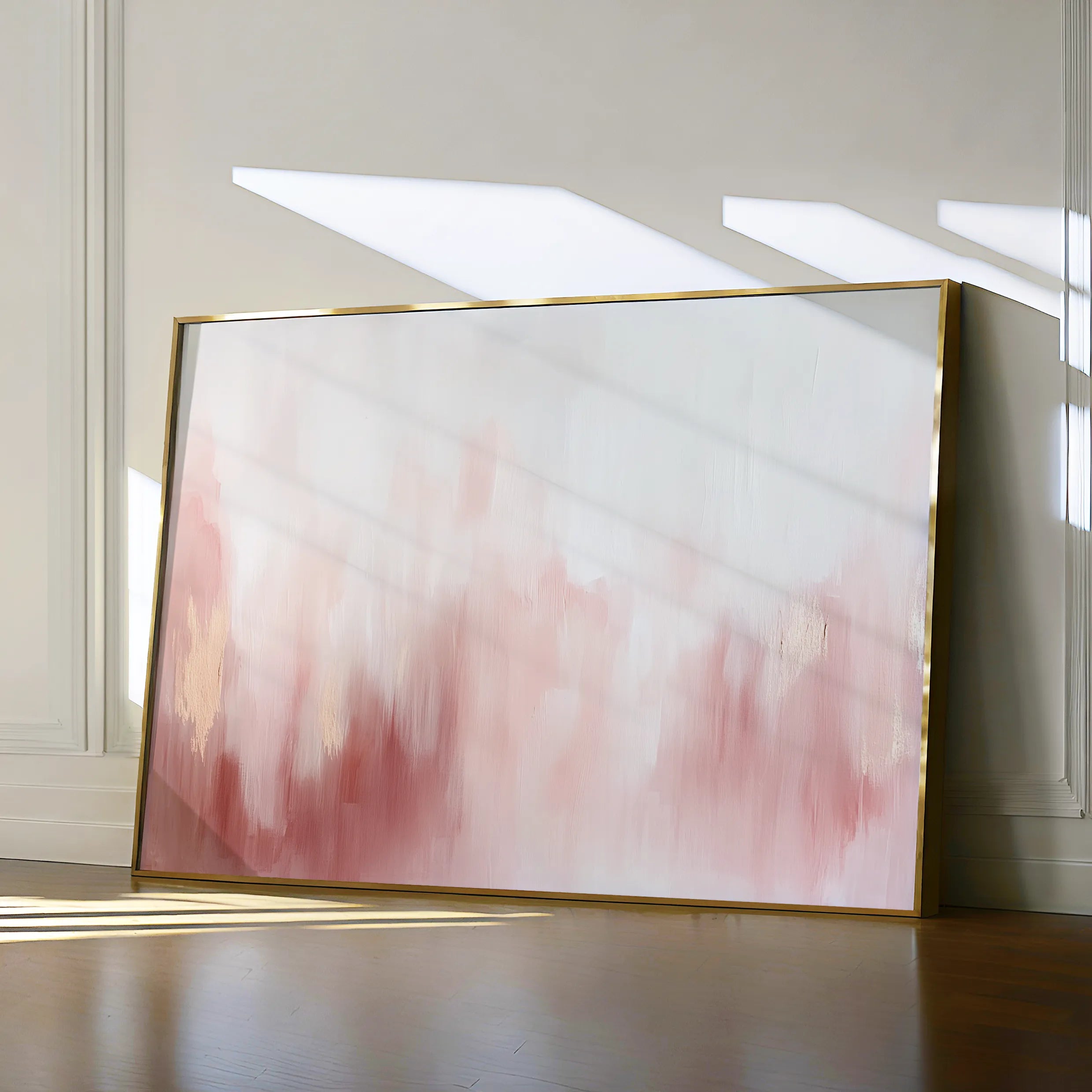 Abstract 684 Canvas Art 18" x 24" / 45 x 60 cm / Black