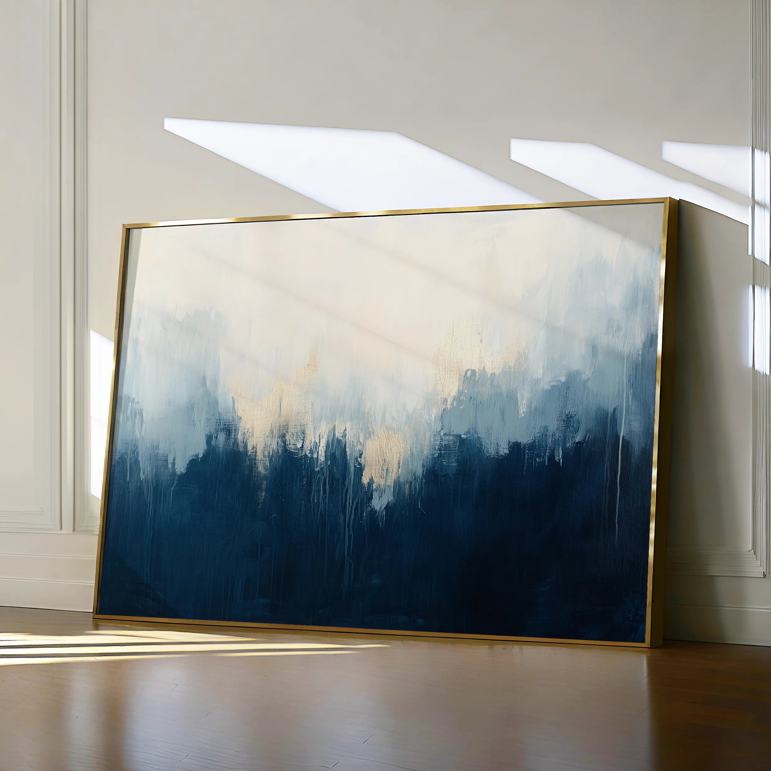 Abstract 685 Canvas Art 18" x 24" / 45 x 60 cm / Black