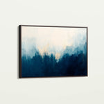 Abstract 685 Canvas Art 18" x 24" / 45 x 60 cm / Black