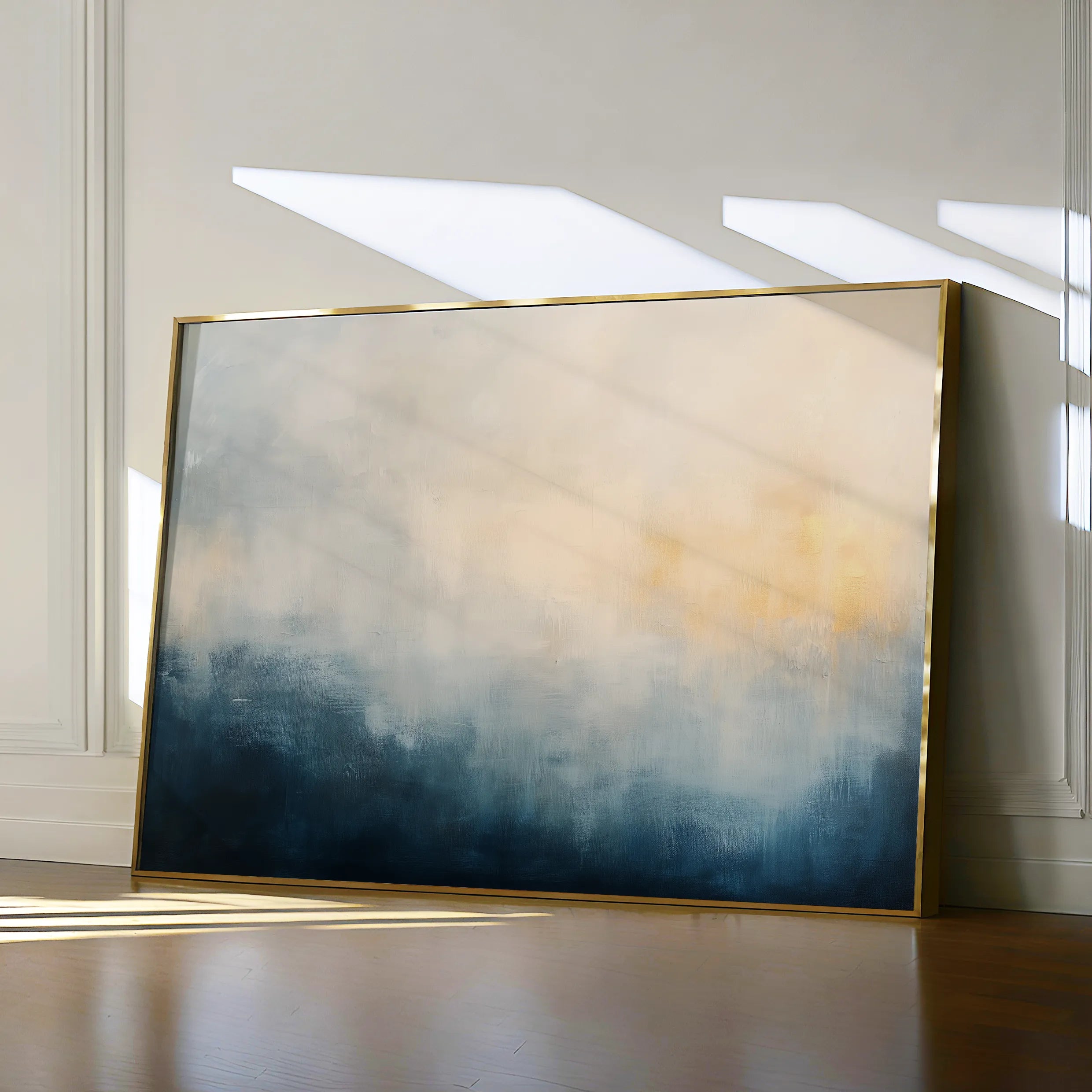 Abstract 686 Canvas Art 18" x 24" / 45 x 60 cm / Black