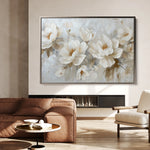Floral 686 Canvas Art 18" x 24" / 45 x 60 cm / Black