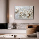 Floral 686 Canvas Art 18" x 24" / 45 x 60 cm / Black