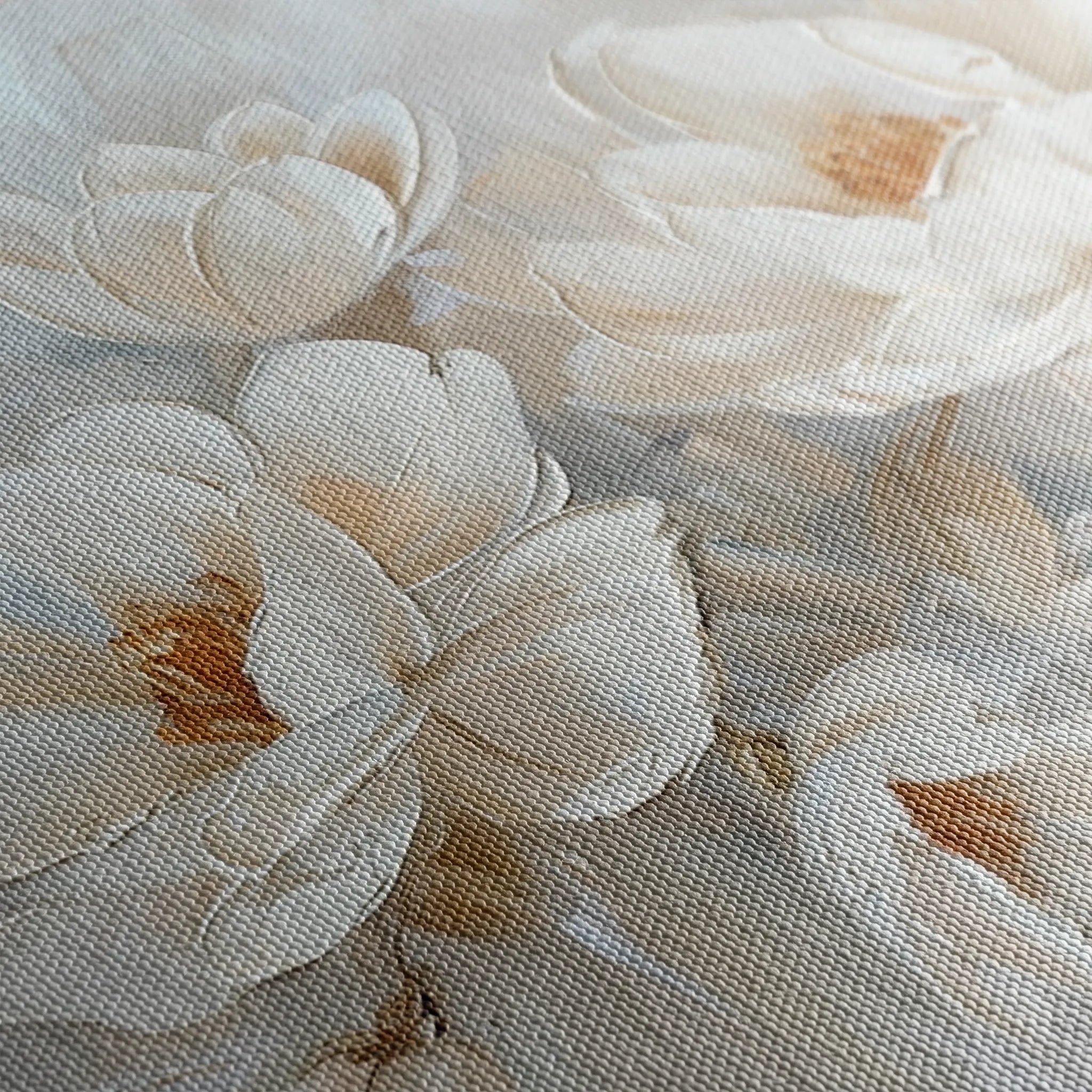 Floral 686 Canvas Art 18" x 24" / 45 x 60 cm / Black