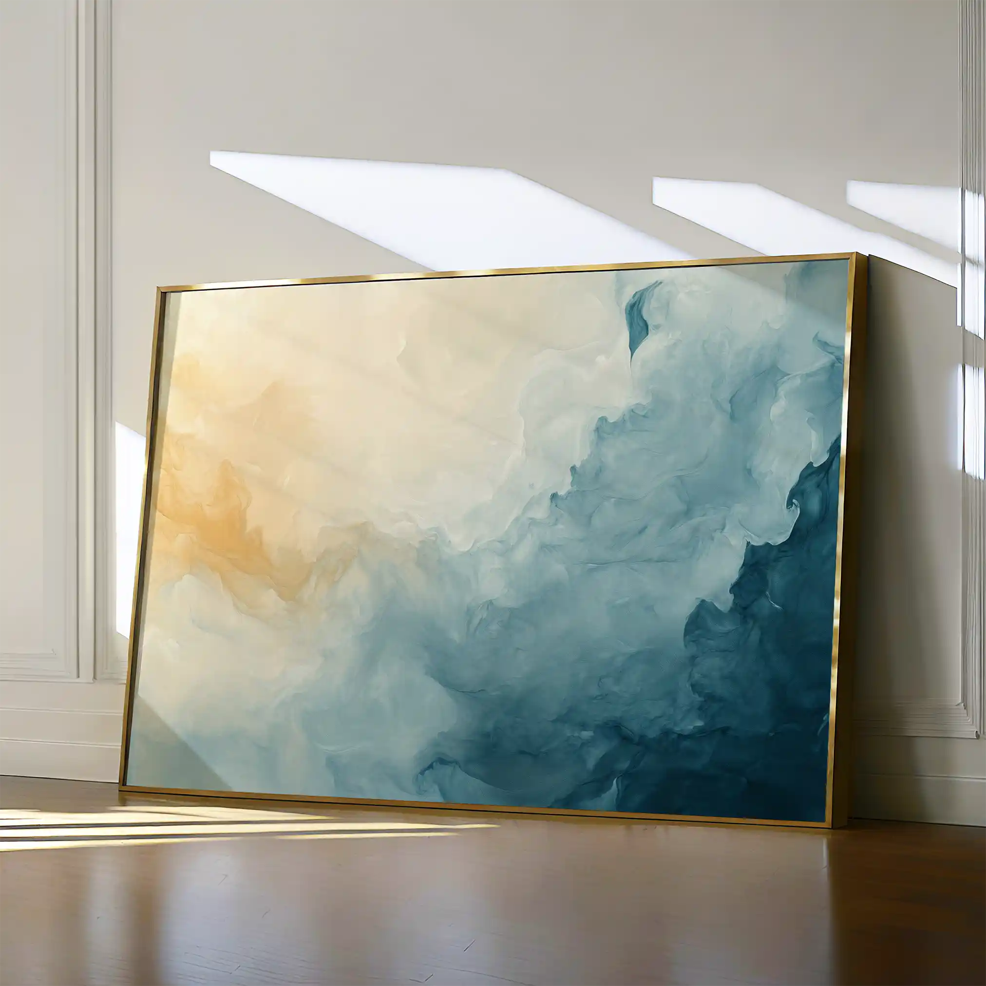 Abstract 687 Canvas Art 60 x 40 cm / Black