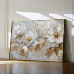 Floral 687 Canvas Art 18" x 24" / 45 x 60 cm / Black