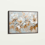 Floral 687 Canvas Art 18" x 24" / 45 x 60 cm / Black