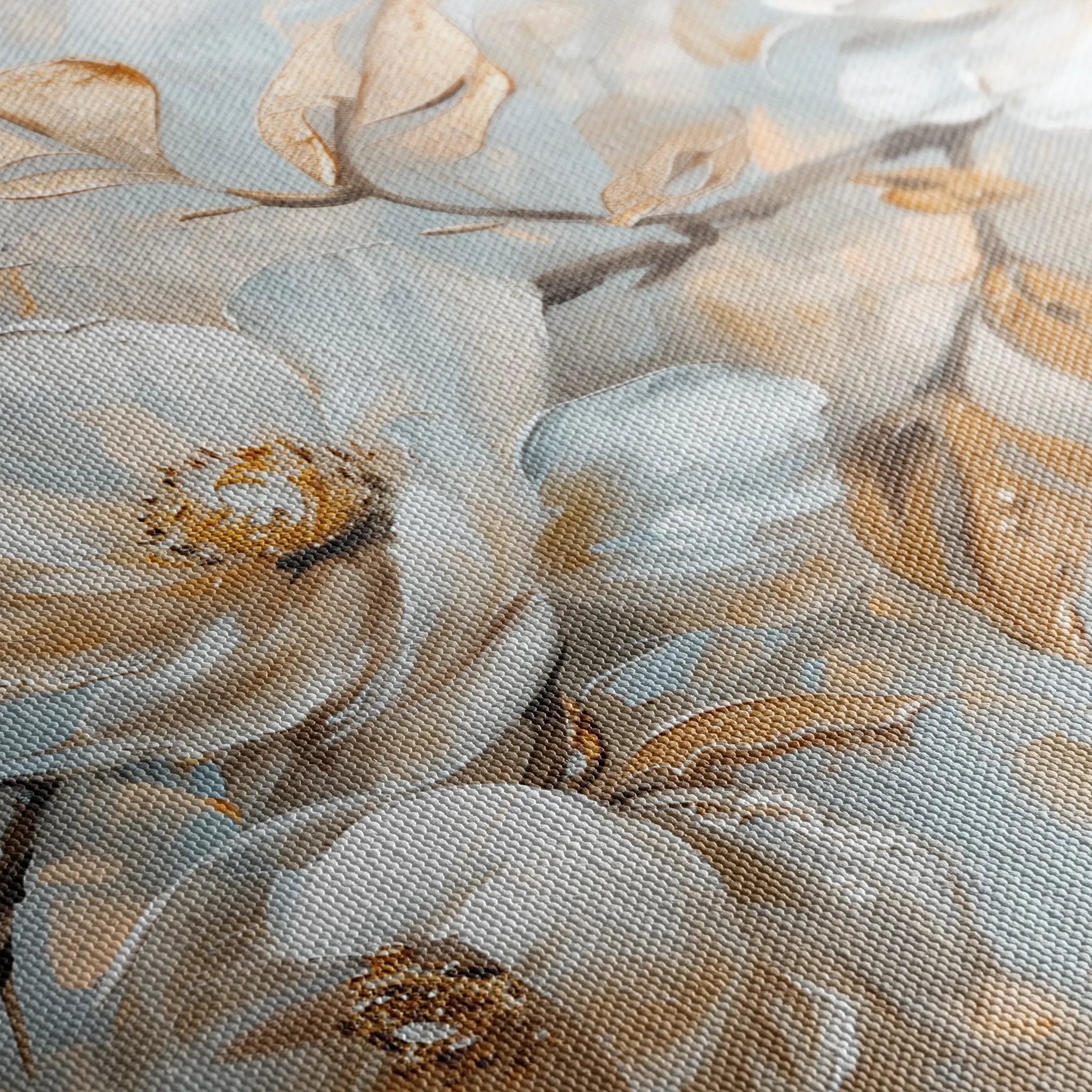 Floral 687 Canvas Art 18" x 24" / 45 x 60 cm / Black