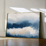 Abstract 688 Canvas Art 18" x 24" / 45 x 60 cm / Black