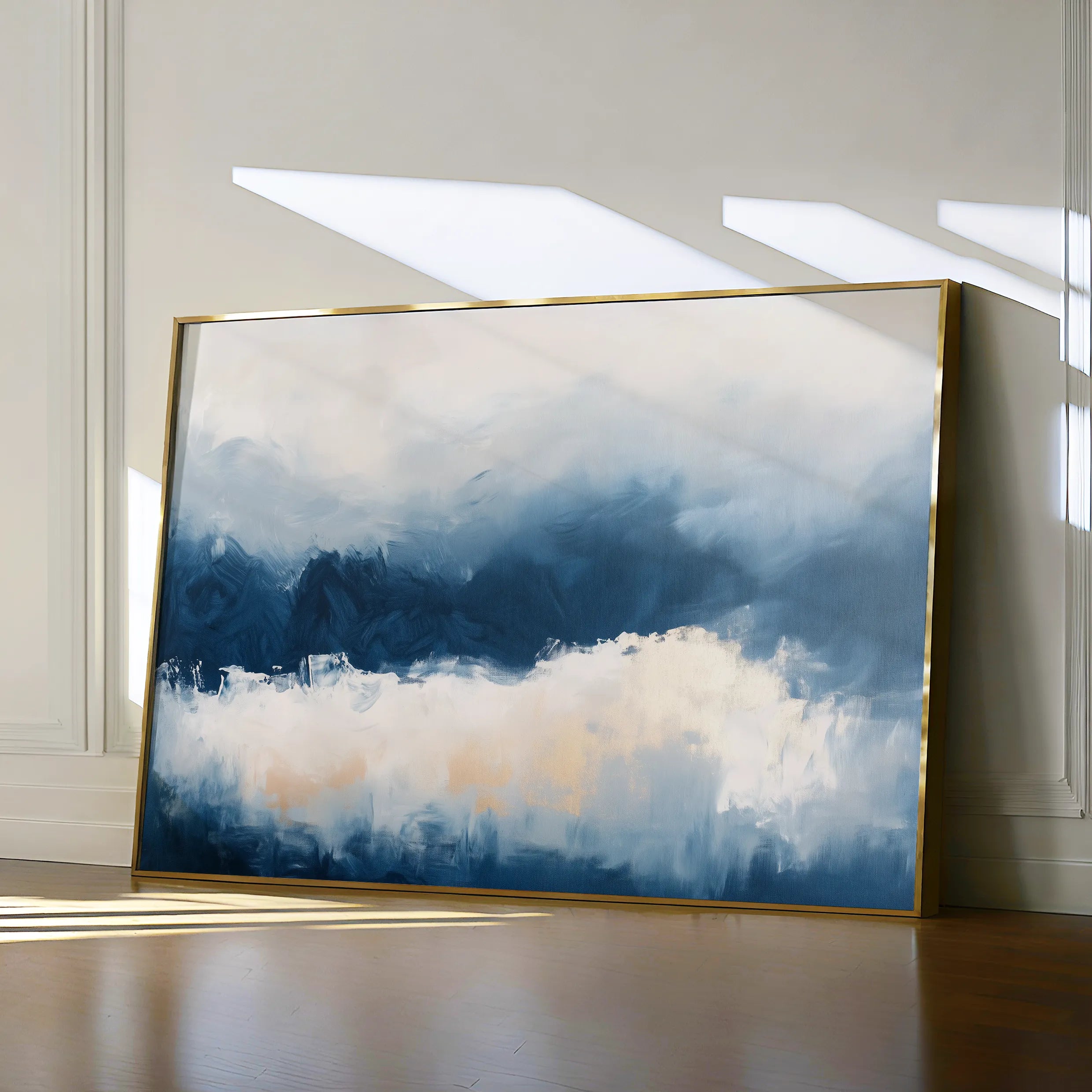 Abstract 688 Canvas Art 18" x 24" / 45 x 60 cm / Black