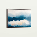 Abstract 688 Canvas Art 18" x 24" / 45 x 60 cm / Black