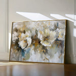 Floral 689 Canvas Art 18" x 24" / 45 x 60 cm / Black
