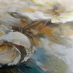Floral 689 Canvas Art 18" x 24" / 45 x 60 cm / Black