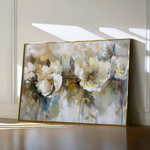 Floral 689 Canvas Art 60 x 40 cm / Black