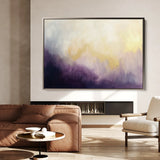 Abstract 690 Canvas Art 18" x 24" / 45 x 60 cm / Black