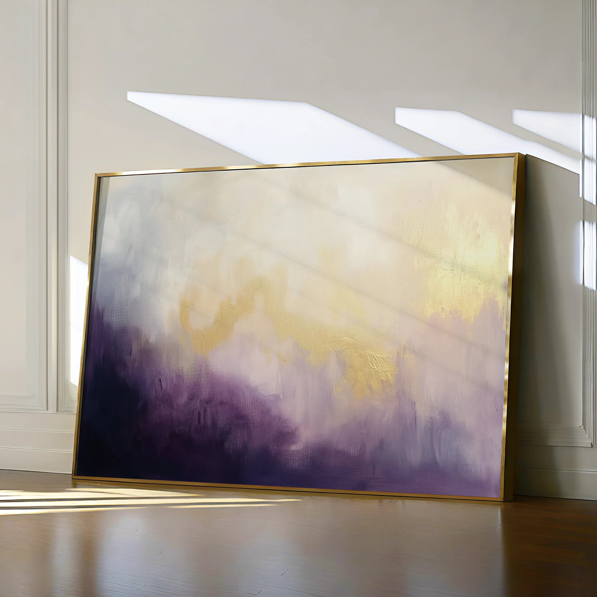 Abstract 690 Canvas Art 18" x 24" / 45 x 60 cm / Black