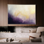 Abstract 690 Canvas Art 18" x 24" / 45 x 60 cm / Black