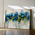 Floral 690 Canvas Art 18" x 24" / 45 x 60 cm / Black
