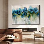 Floral 690 Canvas Art 18" x 24" / 45 x 60 cm / Black