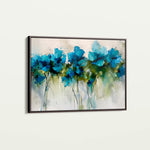 Floral 690 Canvas Art 18" x 24" / 45 x 60 cm / Black
