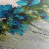 Floral 690 Canvas Art 18" x 24" / 45 x 60 cm / Black