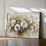 Floral 691 Canvas Art 18" x 24" / 45 x 60 cm / Black