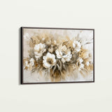Floral 691 Canvas Art 18" x 24" / 45 x 60 cm / Black