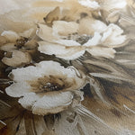 Floral 691 Canvas Art 18" x 24" / 45 x 60 cm / Black