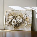 Floral 691 Canvas Art 60 x 40 cm / Black