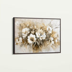 Floral 691 Canvas Art 60 x 40 cm / Black