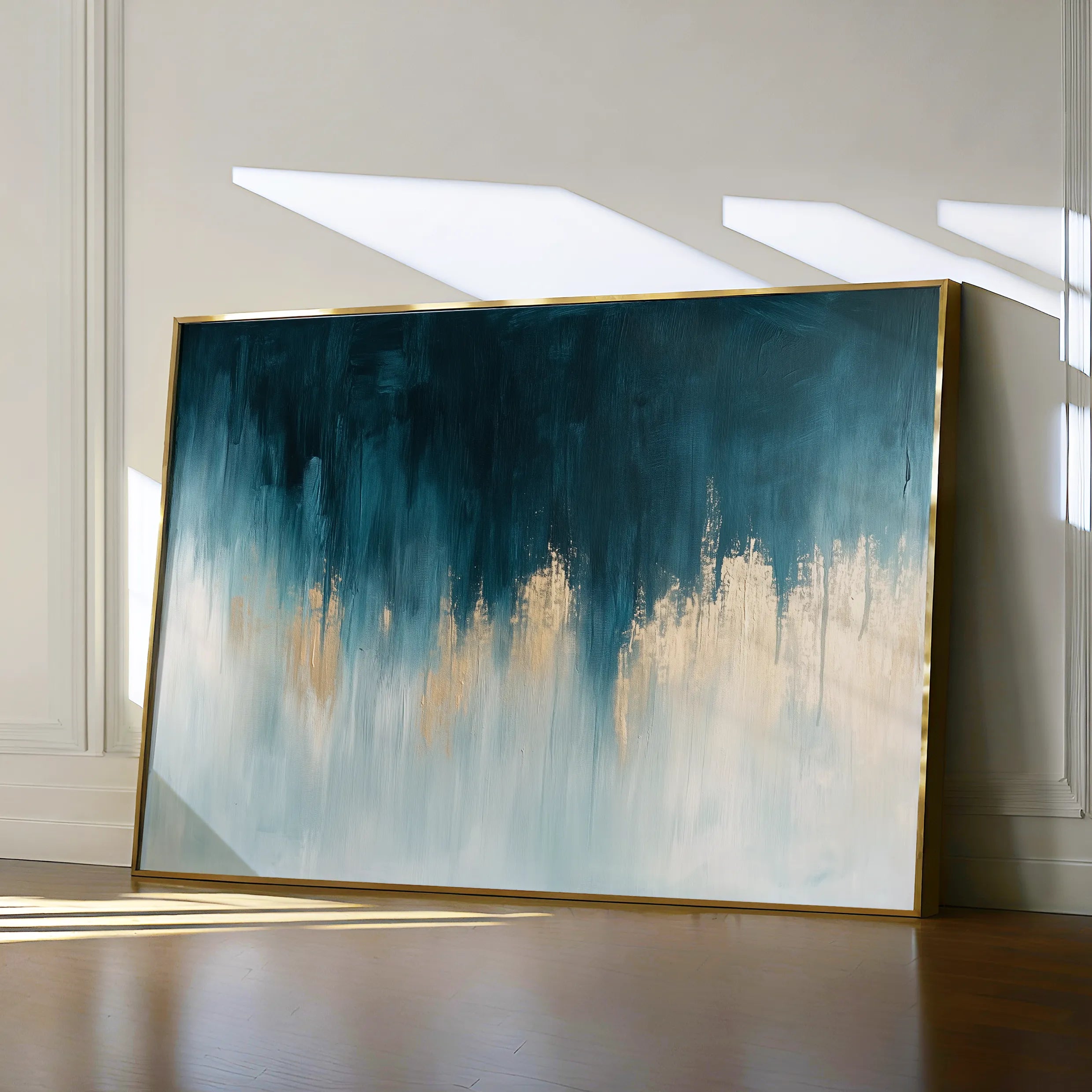 Abstract 692 Canvas Art 18" x 24" / 45 x 60 cm / Black