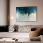 Abstract 692 Canvas Art 18" x 24" / 45 x 60 cm / Black